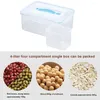 Bottiglie di stoccaggio Sigillatura di cibi scatole per alimenti Rice Contenitore Contenitore BPA Fresh-keeping trasparente per cereali per cereali