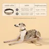 Dog Collars Genuine Leather Collar Personalized ID Tag Custom Suede Soft Padded