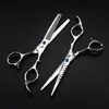 Professional Hairdressing Haircut Scissors 6 Inch 440C Barber Shop Hairdresser's Cutting Thinning Tools High Quality Salon Set