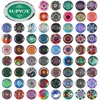 Storage Bottles 100 Pcs Vintage Glass Half Round Mosaic Gems Dome Tiles Crafts Cabochons Marbles Mixed Color