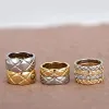 2024 Sterling Sier Diamond Band Women Shining Crystal Stone Designer Rhombus Ring Wedding Jewelry Couple Rings for Men