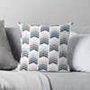 Pillow Blush Pink And Navy Blue Scandi Pattern Throw Christmas For Home Couch Pillows