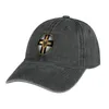 Berets Symbole d'ordre teutonique - Cross Heraldry History Médiéval Knights Cowboy Hat Drop Mens Hats Women's