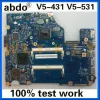 Motherboard Abdo 113241 48.4vm02.011 Motherboard für Acer V5431 V5531 V5571 Laptop Motherboard Pentium CPU HM70 DDR3 100% Testarbeiten