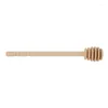 Spoons 5pc Honey Stir Bar Shoon Stick per barattolo Pratico in legno di meschini strumenti da cucina a lungo