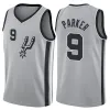 Men de basket-ball Tony Parker Jerseys Romeo Langford Devin Vassell Jeremy Sochan Manu Ginobili Tim Duncan Victor Wembanyama Keldon Johnson Cedi Osman Jersey