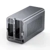 CPUS JONSBO N1 CASE ITX NAS Server Home Office Storage Allinone Multimedia 5 Hårddisk Läge HOTSSWAPPLABLE ALUMINIUM CHASSIS