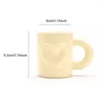 Tassen Nordic Ins Keramik Morandi Kaffee Milch Desktop Tasse Skulpturen Tasse Wohnzimmer Esstisch Haus Dekoration Zubehör