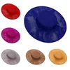 Berets Ladies DIY Fascinator Hat Base Multiple Color Add Elegances To Wedding Look H7EF