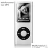 Mp3 & Mp4 Players Arrivals Music Player Fm Radio Student English Walkman Recording Slim Metal For Ipod Style Wholesale 231030 Drop De Dhpxe