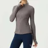 2024 Align lululemenI Define Yoga Women Sports Jacket Long Sleeve Fiess Coat Exercise Outdoor Athletic Jackets Solid Zip Up Sportswear Quick Dry Running Clothing n6