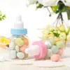 Wrap prezent 60pcs Mini Feeding Butelles Girl Boy Shower Favor Favor Pakiet Pakiet Chrzest Chrzest dostarcza czekoladowe torby na cukierki