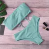 Sommer sexy Frauen Bikini Set Bra Tie Seite Gstring Thong Beach Dreieck Anzug Badeanzug Baden Schwimmen 240403