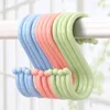 Portable Multi-purpose Kitchen Hooks Durable Home Organizer S Shape Plastic Clothing Rack Baby Stroller Hanger