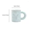 Tassen Nordic Ins Keramik Morandi Kaffee Milch Desktop Tasse Skulpturen Tasse Wohnzimmer Esstisch Haus Dekoration Zubehör