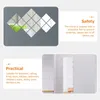 Wallpapers 16pcs Acrylic Mirror Square Tile Safety Reflective Decor