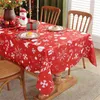 Panno da tavolo tovaglia natalizio in poliestere decorazione per feste e olio rettangolare da 10 piedi copertine del Ringraziamento monouso