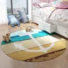 Carpets GBB5018 Cute Cartoon Monkey Circular Living Room Cloakroom Swivel Chair Hanging Basket Mat Children's Blanket