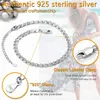 Cadlet ProSilver 4mm Mariner Silver Chain Cadlet for Women Teen Girls 925 Sterling Silver Cadle Holiday Foot Pya15108B-4 L46