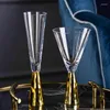 Wijnglazen creatief goud zilvergroen glas phnom penh goblet champagne cup huishouden feest bruiloft drinkware