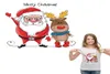 Vrolijk kerstfeestjes voor kleding wasbaar ijzer op stickers warmte overdracht mode diy accessoire kleding stickers op kleding4485286