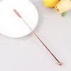 Coffee Scoops 1pc 19cm en acier inoxydable Cocktail Stick Stick Milk Thé Long Handle Sign pour le magasin de barres de cuisine