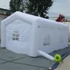 9mLx9mWx4.5mH (30x30x15ft) white/red Pub Tent Inflatable wedding marquee pop up giant outdoor event tunnel bar house with blower for exhibition none lights