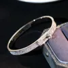 Bracciale H Bracciale pieno di diamanti completamente fatti a mano intarsia