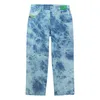 Up Fashion Custom Hot Sale Light Color Tie Dye Sexs Jeans confortable Harem Womens Soft Surdimension Boyfriend Pantal