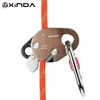 Xinda Camping Camping Climbing Safety Equipment Chwyć urządzenia linowe Automatyczna blokada Karabiner Anty Fall Protective Gear Survival 240325