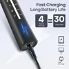 Seago Sonic Electric Tooth Brush Tandborste USB uppladdningsbar vuxen ultraljudständer rengöring 10 Ersättande tandborstehuvuden240325