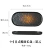 Borden 2024 Product: stenen sushi -plaat Japanse keramische ovale strip grilllade eenvoudige dim sum