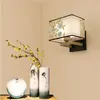 Wall Lamp Wedding Room Bedside Bedroom Study Light Creative Chinese Restaurant Museum Decorative Illumination Traditional