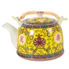 Dinnerware Sets Porcelain Teapot Small Ceramic Stockpot Vintage Travel Kettle Chinese Style