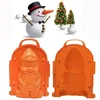 Cats Bear Penguin Santa Claus Shaped Winter Snow Mold Snowball Maker Clip Children Kids Outdoor Sand Mold Tool Creative Toy