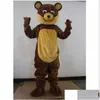 Mascot Costumes 2024 S Cute Teddy Bear Costume Carnival Party Stage Performance Fancy Dress For Men Women Halloween Drop Delivery Appa Otr8E