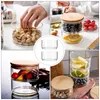 Storage Bottles Coffee Airtight Container Overlapping Glass Jars Food Salad Bowl Sealed Multifunction Holder Durable Euphonium
