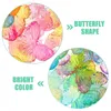 Vasos 50 PCs acrílico Butterfly Nail Decors de fantasia Decorações de joias
