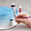 Backformen 5pcs Fondant Cake Pinsel Set DIY Zuckerhandwerk Dekoration Werkzeuge Stift zum Malen von Keksdekoration