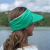 Hates de borde anchos 2024 Sombrero para adultos de doble cara flexible para mujeres Anti-UV Visor Baseball Cap Covia Touring Beach