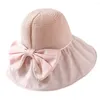 Cappelli larghi brim sola color sole portatile cappello estivo pieghevole protezione UV donne secchio Beach