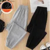 Trousers Girls Pants Spring And Autumn New Childrens Wear Plush Autumn Guard Pants Loose Womens ggings Autumn Fashion L46