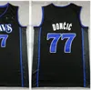 غرز 2024 الرجال شباب 77 لوكا كرة السلة Doncic Jerseys 77 Doncic Sports Shorts Pants تطريز سريع