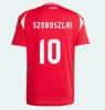 Camisetas Węgierowa koszulka piłkarska 2024 Euro Puchar Węgierski narodowa drużyna narodowa dom Red Away White szoboszlai koszulki piłkarskie Gazdag Roland