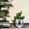 Vases Flower Pot Plant Nursery Accessory Planting Holder Mirror Ball Outdoor Succulent Container Pots Disco Planter