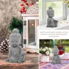 Décorations de jardin Resin Resin Bouddha Statue Figurine Ornement Craft Sculpture