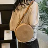 Bag Rattan Woven Women's Shoulder Round Straw Summer Beach Bags Female Bohemian Handbag Luxury Designer Handmade Crossbody