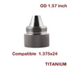 تركيبات Titanium Screw Cups محول الخيط 1.375x24 تركيب Adpater 1/2x28 5/8x24 تسليم السيارات الدراجات النارية الأجزاء