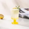 Wijnglazen nuttige cocktailglas lichtgewicht bloemblaadje drinking stabiele gladde randen cup woningvoorziening