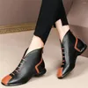 Dress Shoes Fashion Sneakers Women Genuine Leather Cuban Low Heels Pumps Female High Top Round Toe Platform Oxfords Casual